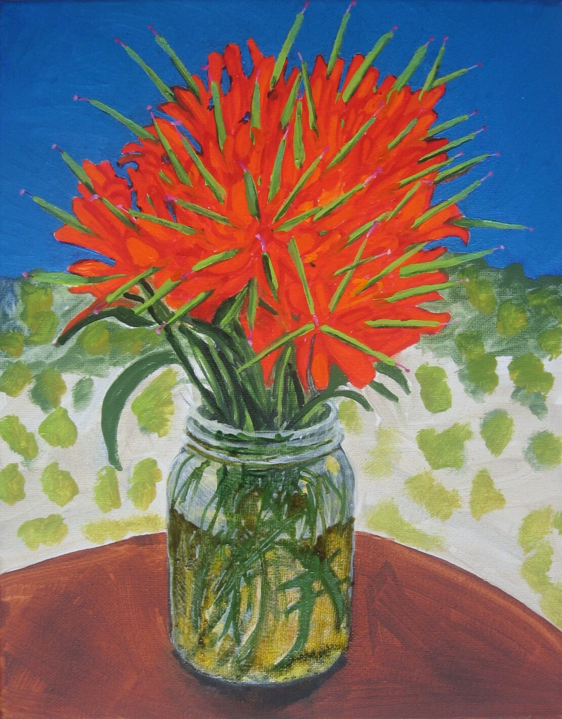 West Texas Wild Flower - Pamela Reed - 14" x 11" - Oil on Canvas