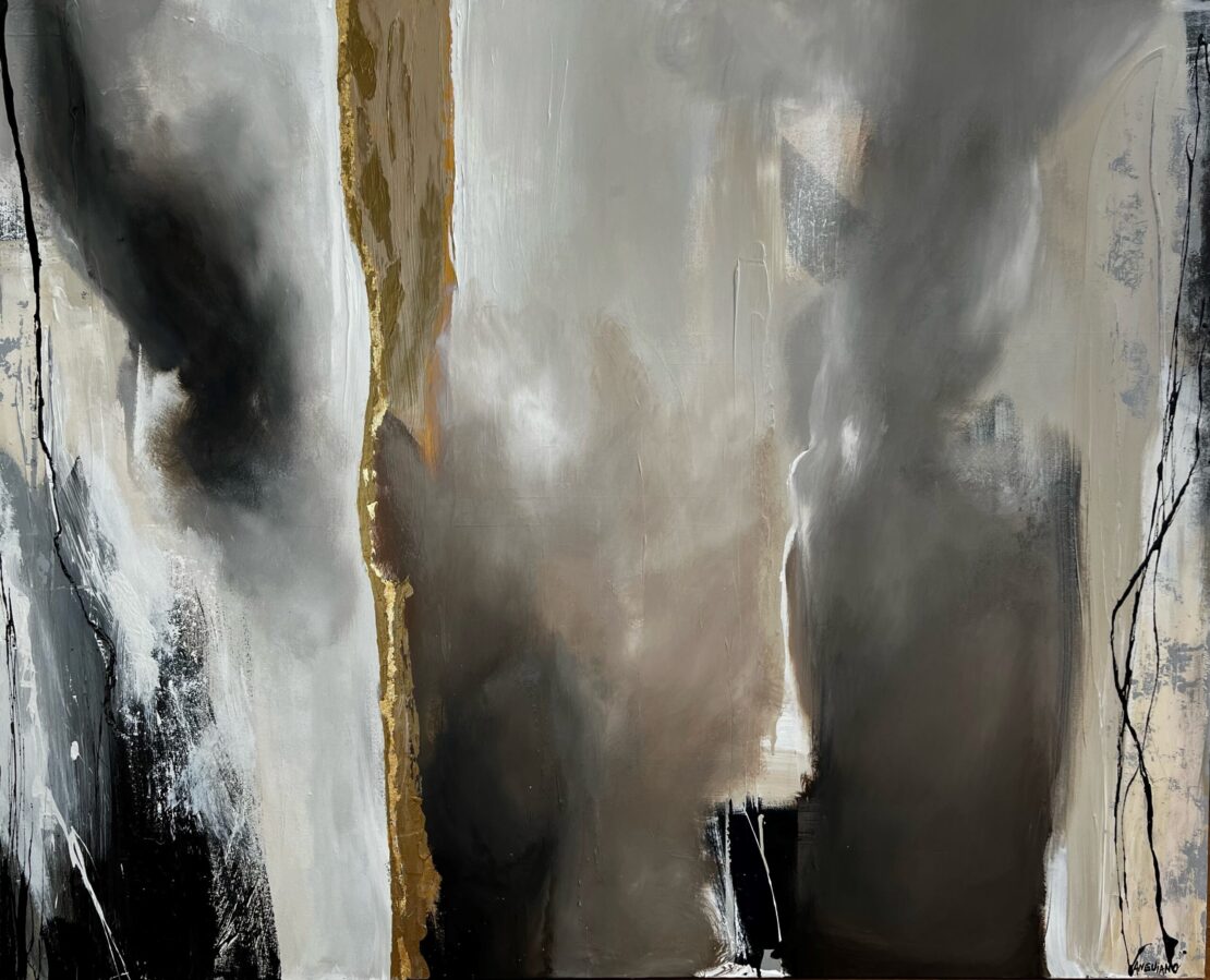 Bold As Love - Kim Anguiano - 48" x 60" - Mixed Media on Canvas