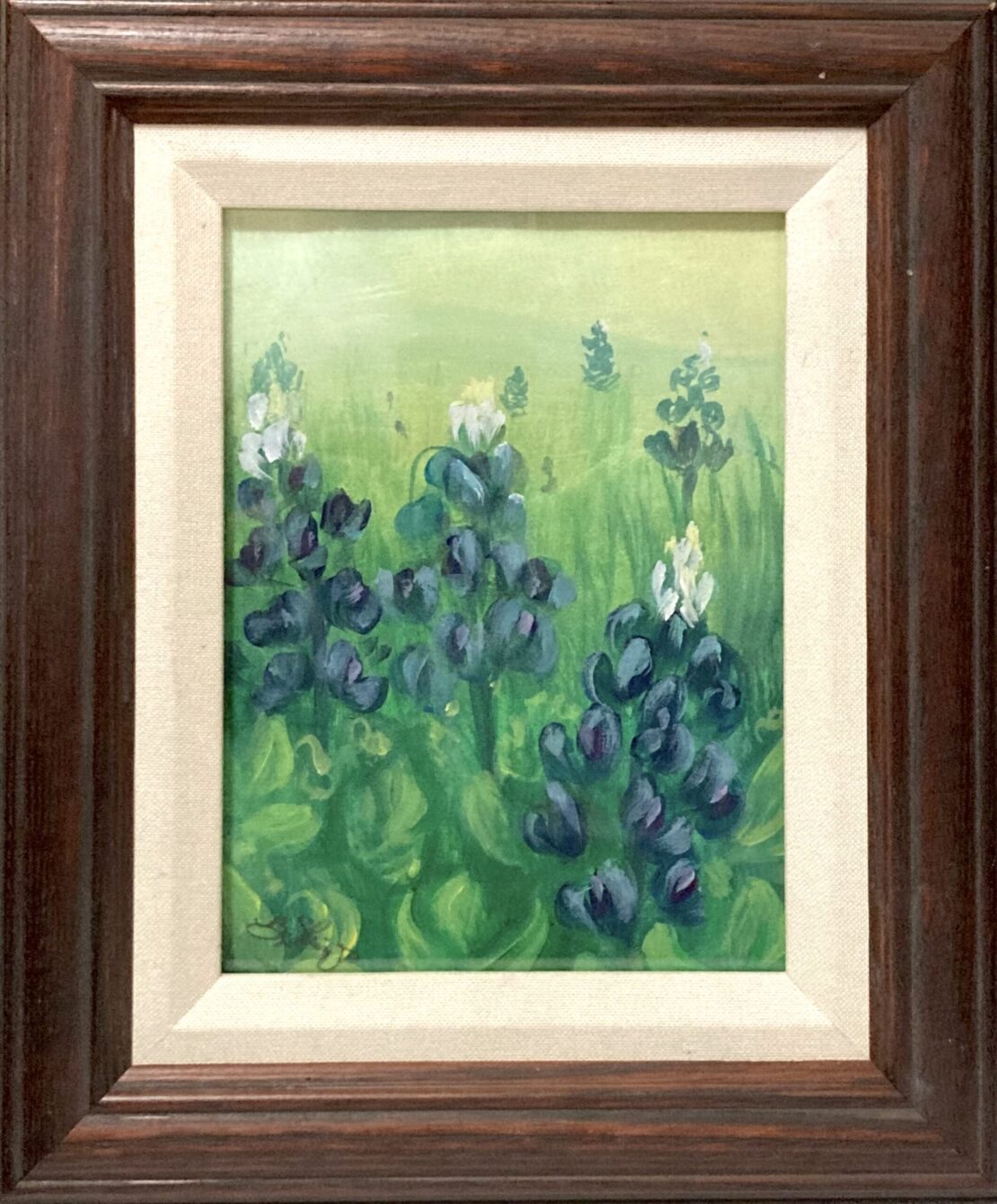 Bluebonnet Morning - Brittany Shipman - 12" x 10" - Mixed Media on Paper