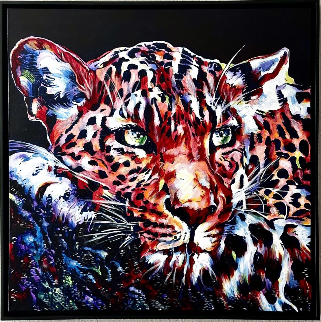 Spots  -  Jose Antonio Ayala  - 31.5" x 31.5" - Acrylic on Canvas