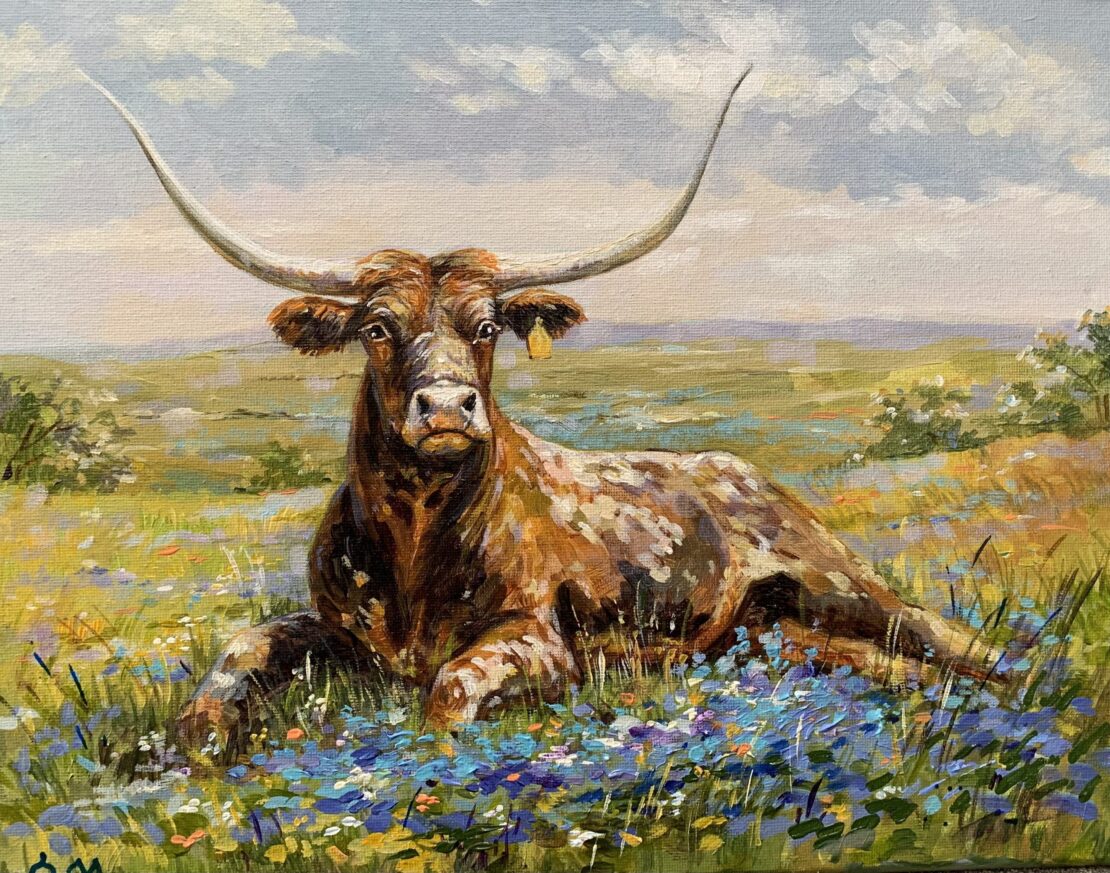 Texas Majesty  -  Olha Mosieieva  - 11" x 14" - Oil on Canvas