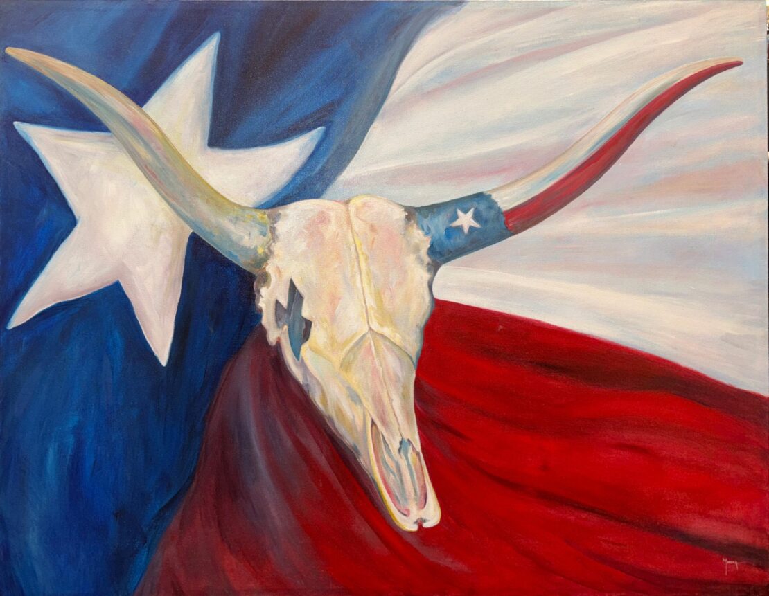 Texana  -  JD Morera  - 45 x 58" -  Acrylic on Canvas